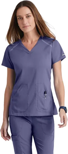 Vista 9 de Grey's Anatomy Impact Elevate Top para mujer – Camiseta médica Extreme Comfort Bahama