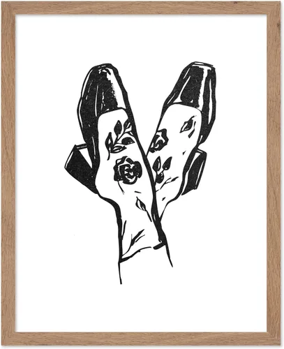 Vista 7 de Poster Master Faces Poster - Retro Women Print - Portrait Art - Sketch Illustration - Abstract Artwork - Woman Design - Chic Boho Design - Great