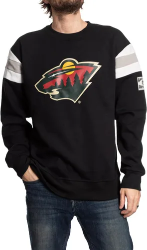 Vista 15 de Calhoun NHL Surf & Skate Varsity - Sudadera de cuello redondo para hombre, estilo retro, colección Coastal