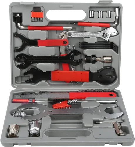 Vista 6 de Mountain Bike Cycle Tire Puncture Tire Pump 44pcs Multi Tool Kits Set