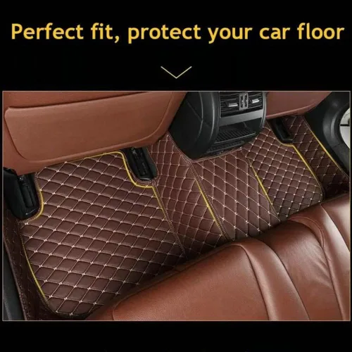 Vista 6 de Tapete para Auto Adecuado para el 99% de Sedanes, Coches Deportivos, Tapetes de Coche Personalizados de Lujo para SUV, Mujeres, Tapetes Automotrices