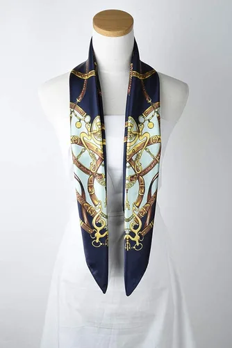 Vista 4 de corciova 35 x 35 Women Square Silk Like Hair Scarf Head Sleeping Wrap Satin Headscarf