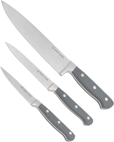 Vista 13 de DURA LIVING Juego de 2 cuchillos de cocina de alta calidad, cuchillo utilitario ultraafilado de 5 pulgadas y cuchillo de pelar de 3.5 pulgadas