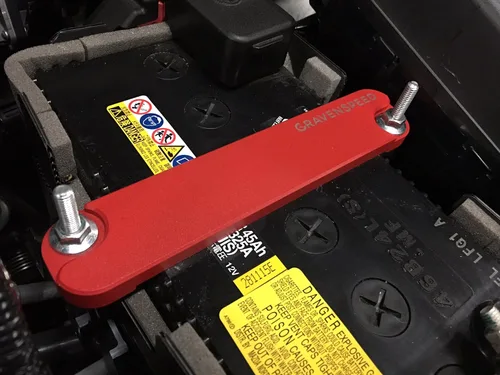 Vista 6 de CravenSpeed Amarre de batería para Mazda ND MX-5 Miata 2016-2025 Hecho de aluminio ligero Fuerte y seguro Mecanizado y recubierto de polvo