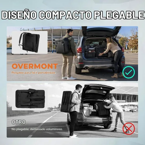 Vista 4 de Overmont 2 Piezas Asientos para Estadio con Soporte para la Espalda - Cojín Acolchado de 2.8'' Asiento Reclinable de Gradería de 6 Posiciones