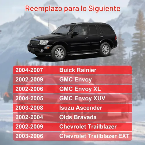 Vista 8 de FAERSI 89019100 Kit de resistencia de motor de ventilador de HVAC con arnés de repuesto para Chevy Trailblazer GMC Envoy 2002-2009, Buick Rainier