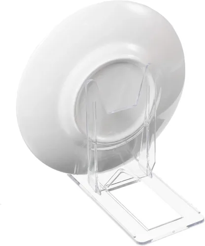 Vista 6 de Zonon Soportes de placa de acrílico para exhibición, soportes de plástico ajustables, soportes para placas de imagen, mini caballetes transparentes