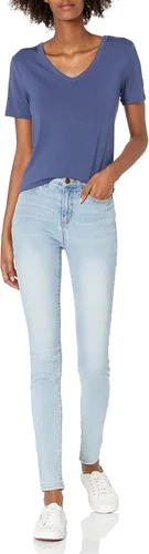 Vista 4 de Tienda Essentials Camiseta de manga corta con cuello en V para mujer (anteriormente Daily Ritual)