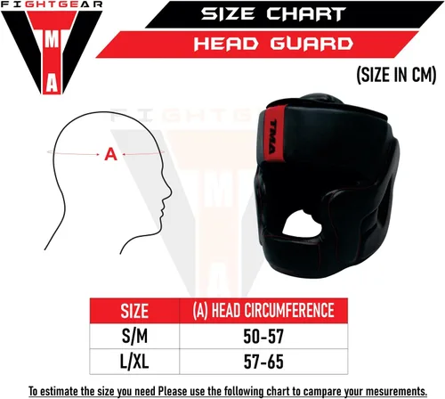 Vista 5 de TMA Casco adulto para boxeo, entrenamiento de MMA y kickboxing, casco para Sparring, Muay Thai