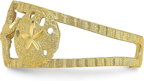 Vista 3 de Anillo de oro amarillo de 14 quilates con estrella de mar ajustable, abierto por debajo de la rodilla, joyería fina para mujer, regalos para ella