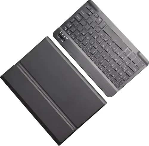 Vista 6 de Funda de teclado para Samsung Galaxy Tab A8 de 10.5" 2022, funda para tableta con teclado inalámbrico desmontable