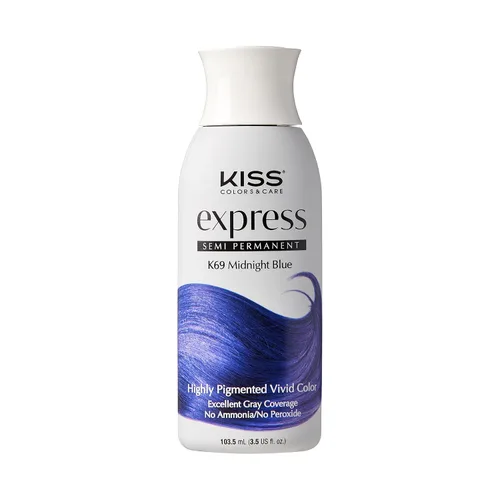 Vista 16 de Kiss Express Color de cabello semipermanente – Tinte vívido y altamente pigmentado para cabello vibrante, fórmula suave, cobertura de canas, pH