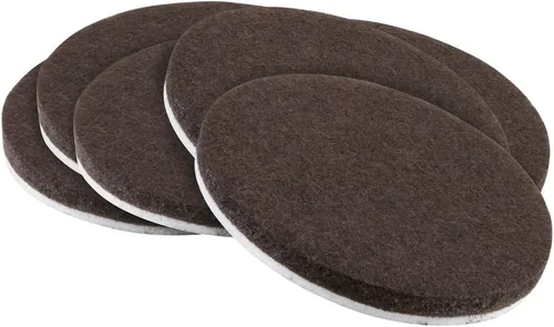 Vista 12 de SOFTTOUCH 4799095N Almohadillas de Fieltro para Muebles de Servicio Pesado de 1 Pulgada para Proteger Pisos de Madera Dura de Arañazos, Negro, 48
