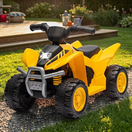 Vista 7 de Cuatrimoto de 6 V para niños, cuatrimoto eléctrico con licencia alimentada