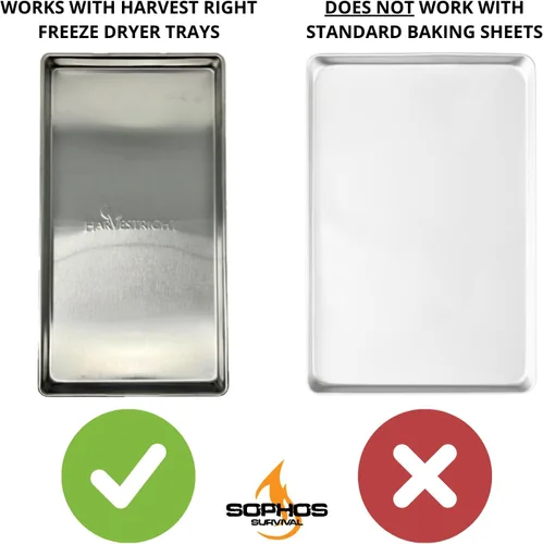 Vista 5 de 20 bandejas apilables originales para bandejas de secado de congelación derecha de cosecha, apila 6 bandejas, verde, accesorios para máquinas