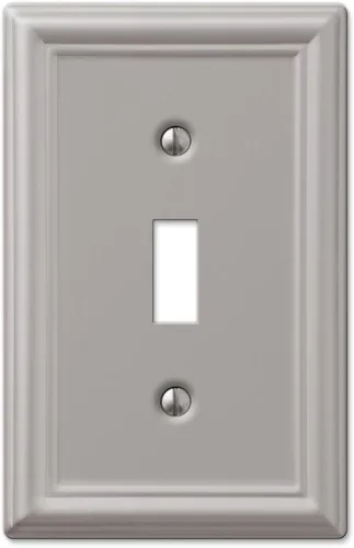 Vista 12 de Amerelle 149DDB - Placa de pared Chelsea, 1 Duplex, acero, bronce envejecido, 1 paquete