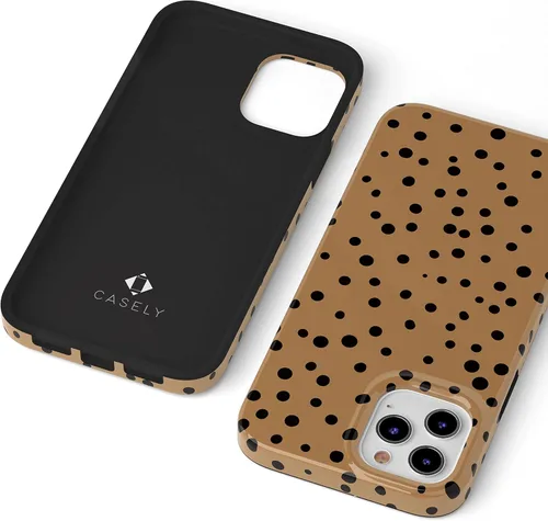 Vista 8 de Casely Funda para iPhone 11 Pro Max Spot On Estampado de animales punteados Diseño clásico ultra delgado