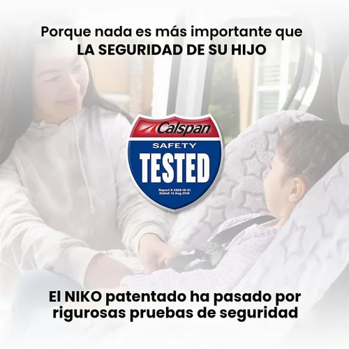 Vista 7 de Niko Easy Wash - Funda y forro para asiento de automóvil para niños, diseño Chevron Minky azul, ideal para clima invernal, ajuste universal, probado