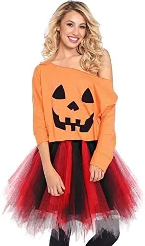 Vista 5 de Gardenwed Falda tutú de Navidad para mujer, disfraz de ballet de tul vintage, para fiesta de baile de burbujas, faldas para adultos