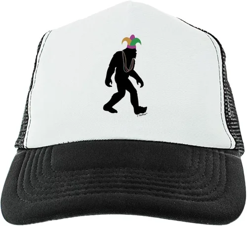 Vista 2 de ThisWear Mardi Gras Sasquatch Trucker Hat