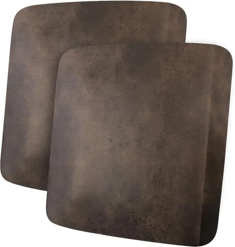 Vista 85 de ANARACHON Fundas de cojín de sofá con aspecto de cuero, juego de fundas de asiento de sofá, protector de muebles para sillón seccional, sofá biplaza