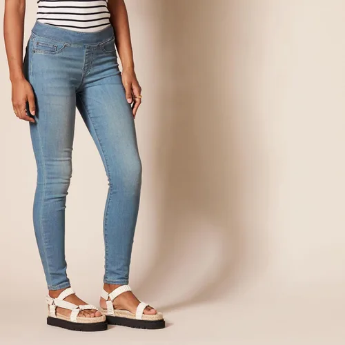 Vista 2 de Tienda Essentials Jegging elástico de tiro medio para mujer (disponible en tallas extragrandes)