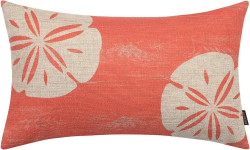Vista 11 de TRENDIN Funda de almohada de playa de 12 x 20 pulgadas, decoración marina marina rectangular, funda de cojín de lino para sofá, decoración rústica