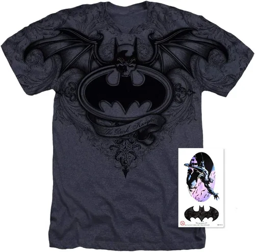 Vista 3 de Popfunk Batman Winged Skull Logo All Over T-Shirt