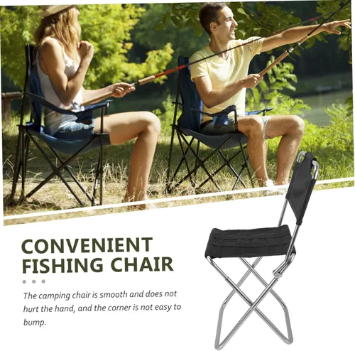 Vista 5 de KOMBIUDA Silla de camping ultraligera portátil de malla para silla de playa para taburete plegable al aire libre cómodo y diseño