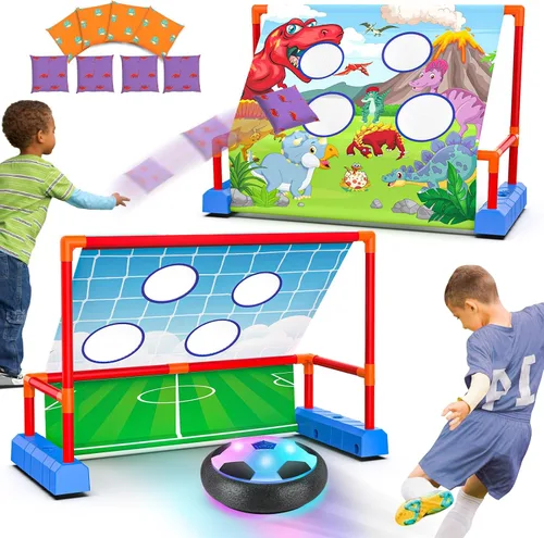 Vista 10 de Pelota de fútbol led luminosa, flotante, para niños y niñas de 3, 4, 5, 6, 7, 8, 9, 10, 11 y 12 años