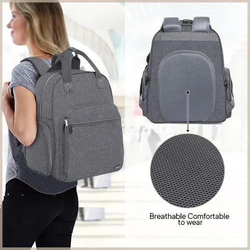 Vista 5 de Teamoy Bolsa para extractor de leche, mochila para extractor de leche compatible con Spectra S1, S2 y bolsa enfriadora, bolsa de bombeo