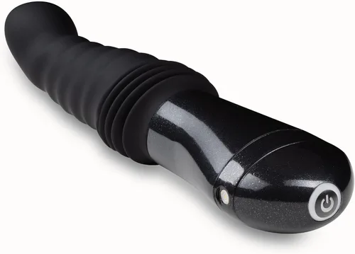 Vista 7 de Blush Temptasia Lazarus - Vibrador de empuje de 11.25 pulgadas, masajeador de silicona curvado para punto G y punto P, 3 velocidades SmartThrust