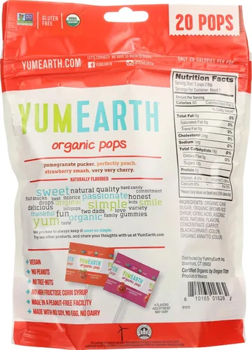 Vista 2 de Yummyearth Loll Pop Fruit, 4.2 oz