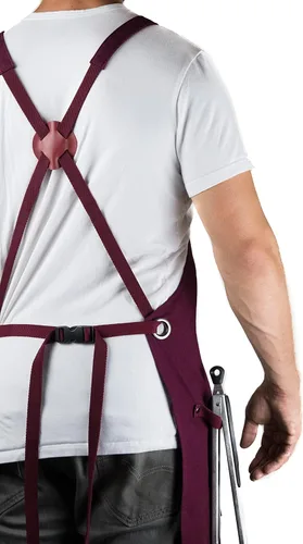 Vista 16 de Hudson Durable Goods - Delantal de chef de grado profesional para cocina, barbacoa y parrilla