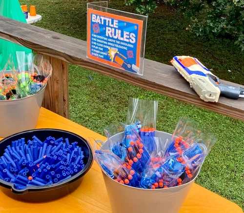 Vista 4 de 200 balas de dardos compatibles con Nerf N Strike Blaster, 200 unidades de dardos Nerf Bullet de repuesto para munición de dardos de espuma premium