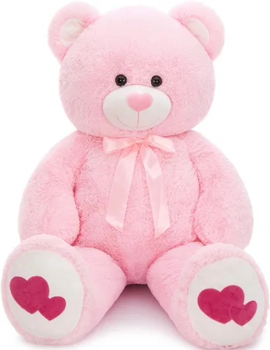 Vista 20 de MaoGoLan Oso de peluche gigante de 52" Oso de peluche - Te amo Corazón rojo Oso de peluche grande para regalo de San Valentín, aniversario, larga