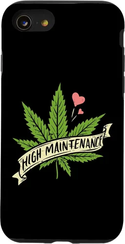 Vista 18 de High Maintenance Weed Cannabis Pocket 420 THC Stoner Gift Case for iPhone 17