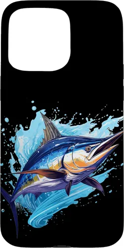 Vista 30 de Funda para iPhone 12 Pro Max con peces marinos para amantes de los pescadores y Marlin