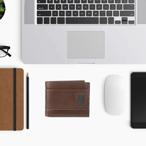 Vista 5 de Columbia Cartera de viaje de cuero para hombre