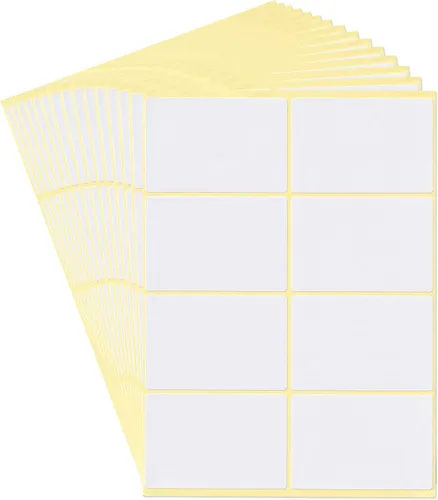 Vista 7 de dealzEpic - Etiquetas adhesivas de papel en blanco writable - 13x38mm