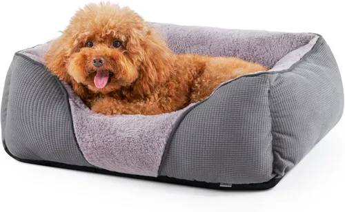 Vista 22 de MIXJOY Cama Ortopédica Rectangular Lavable para Perros Pequeños, Medianos y Grandes, Suave Calmante, Cama Duradera para Cachorros Durmientes Cojín