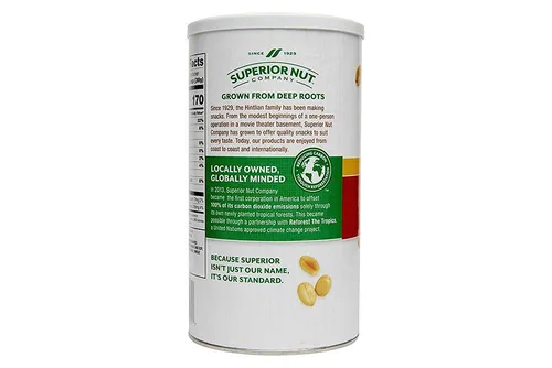 Vista 3 de Cacahuetes de fiesta sin sal de nueces superiores, latas de 26 onzas (paquete de 6)