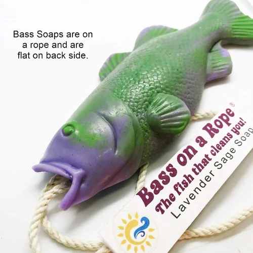 Vista 2 de Jabón bajo en una cuerda, regalos divertidos para papá, regalos para hombres, rellenos de calcetines, regalos de pesca, jabón para hombres, jabón