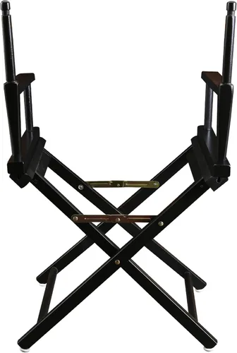 Vista 6 de Casual Home silla de director de 18 pulgadas, únicamente armazón, Madera, Negro