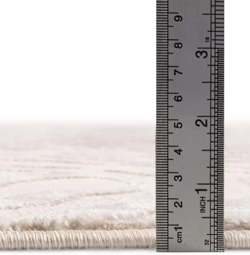 Vista 5 de Unique Loom Finsbury Collection - Alfombra de área Meghan (2 x 3 pies, rectangular, beige marfil)
