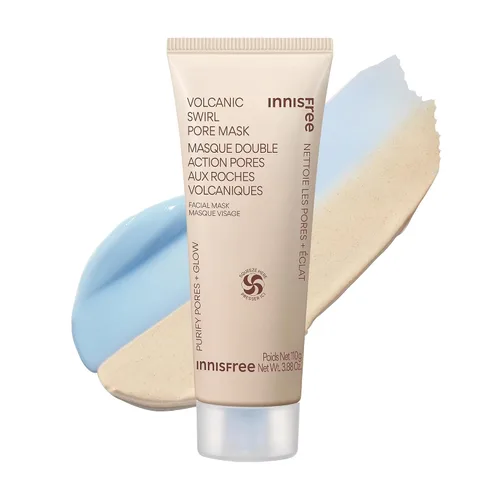 Vista 9 de innisfree Super Volcanic Clay Mask, Pore Cleansing & Oil Control Face Mask for Oily Skin with AHA, Korean Wash-Off Clay Mask for Clogged Pores