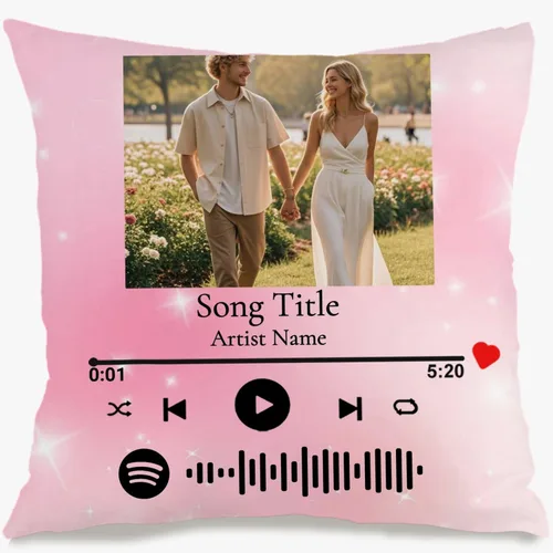 Vista 7 de Custom Single Image Pillow Case with Personalized Text Designed for Home Decoration and offering Gift Charm for Family Celebrations or Holidays