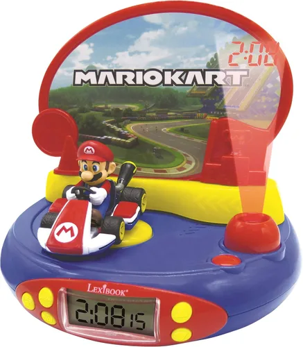 Vista 3 de Lexibook Nintendo-Animal Crossing - Reloj despertador para niños, con luz nocturna y proyección de tiempo al techo, efectos de sonido, niños, niñas