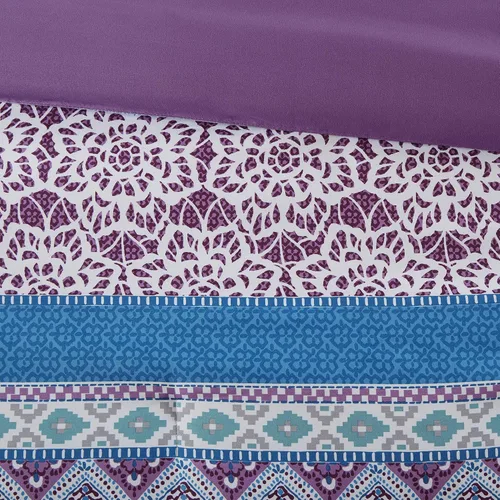 Vista 10 de [Usado] Intelligent Design - Juego de cama moderno para todas las estaciones con funda a juego y cojines decorativos