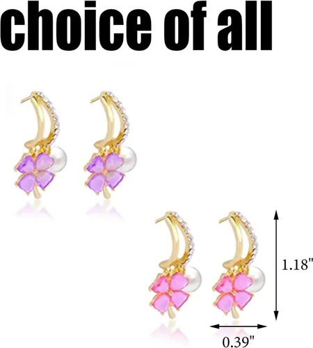 Vista 7 de 2 pares de aretes de aro de actividad linfática, aretes de drenaje linfático, aretes de germanio de magnetoterapia, aretes de aro grandes